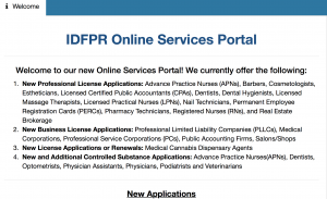IDFPR Portal
