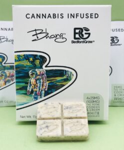 Cookies and Cream White Chocolate by Bhang