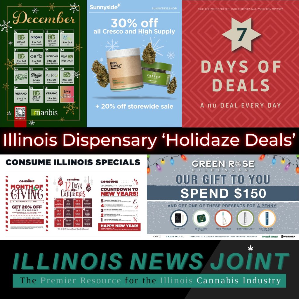 Illinois dispensary ‘Holidaze Deals’