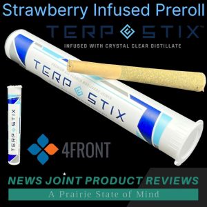 Strawberry Infused Preroll by Terp Stix