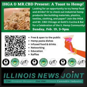 IHGA to host A Toast to Hemp! Feb. 19