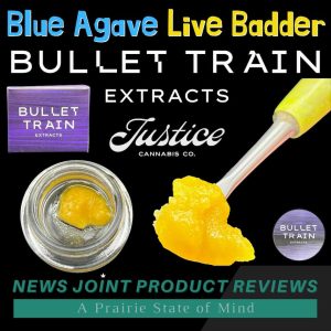 Blue Agave Live Badder by Bullet Train