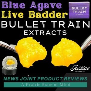 Blue Agave Live Badder by Bullet Train