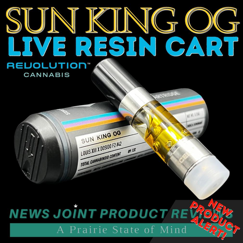 Sun King OG Live Resin Cart by Revolution