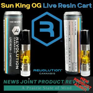 Sun King OG Live Resin Cart by Revolution