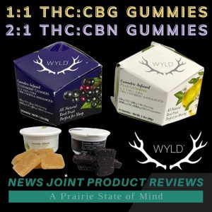 1:1 THC: CBG and 2:1 THC: CBN gummies by Wyld