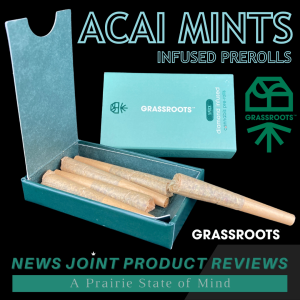 Acaí Mints Infused Prerolls by Grassroots