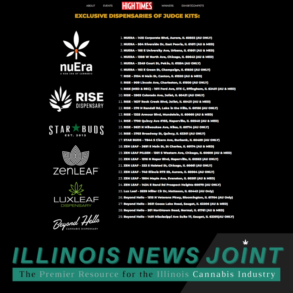 More dispensaries to sell Illinois Cannabis Cup kits