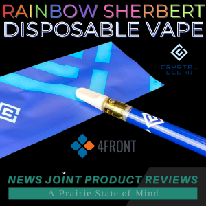 Rainbow Sherbert Disposable Vape by Crystal Clear