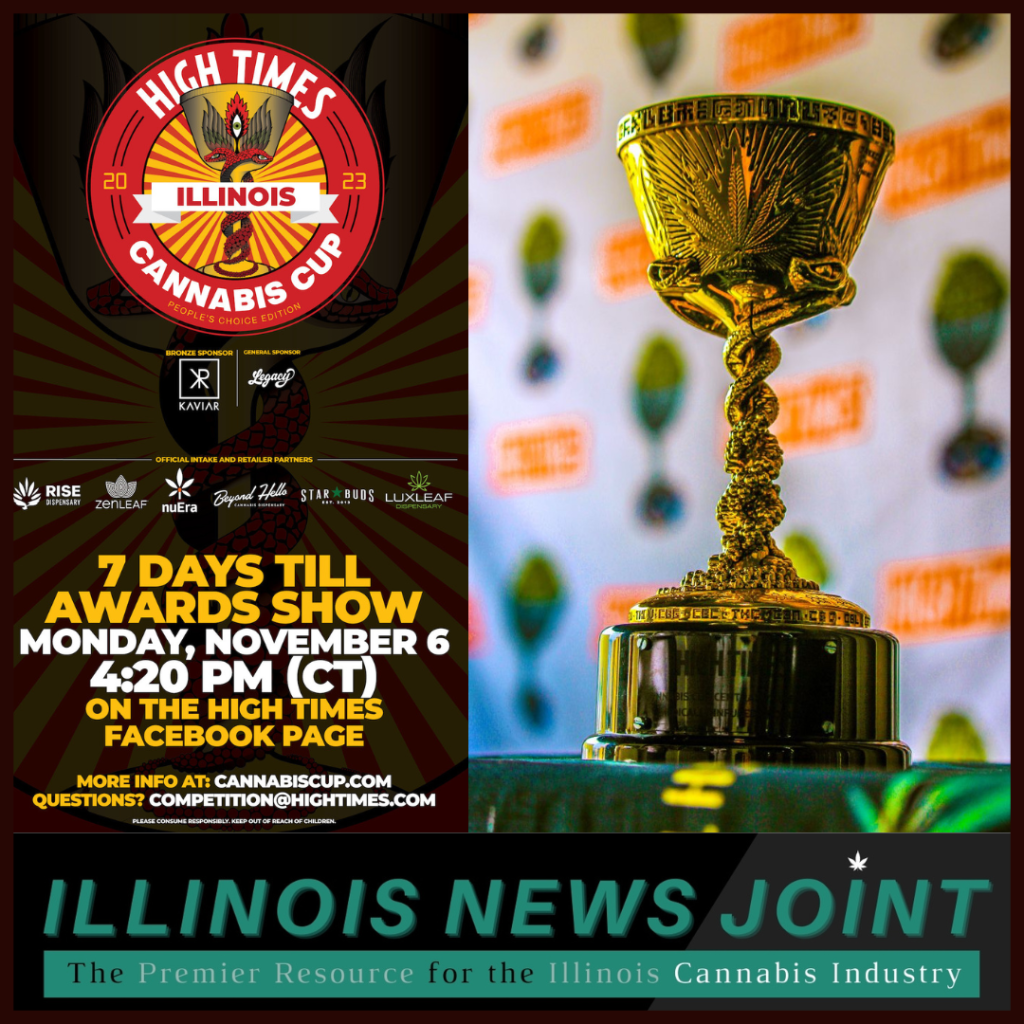 Illinois Cannabis Cup awards ceremony Nov. 5