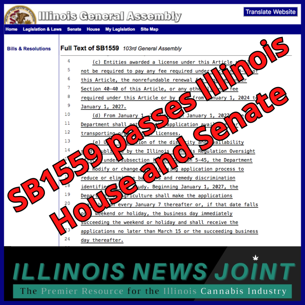 SB1559 passes Illinois House and Senate
