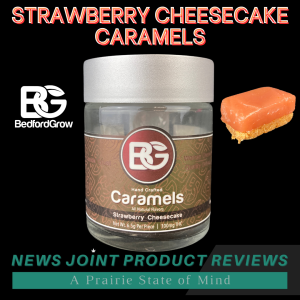 Strawberry Cheesecake Caramels by Bedford Grow