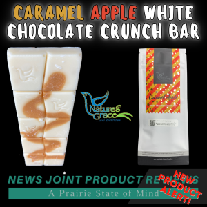 Caramel Apple White Chocolate Crunch Bar by Nature’s Grace and Wellness