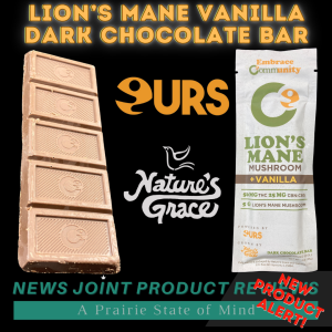 Lion’s Mane Vanilla Dark Chocolate Bar by OURS