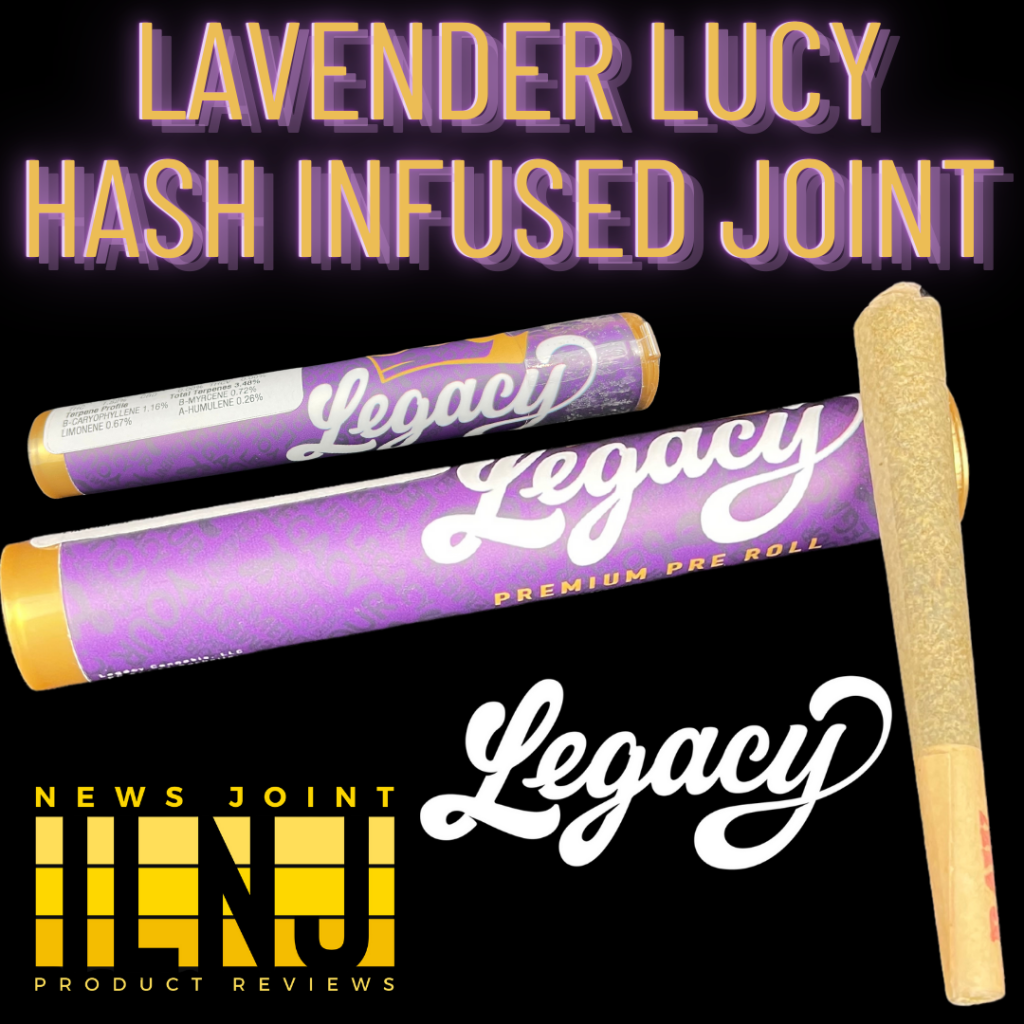 Lavender Lucy Hash Infused Joint by Legacy