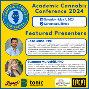 Academic Cannabis Conference announces Featured Speakers