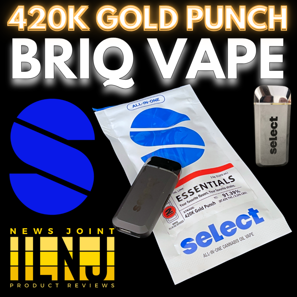 420K Gold Punch Briq Vape by Select
