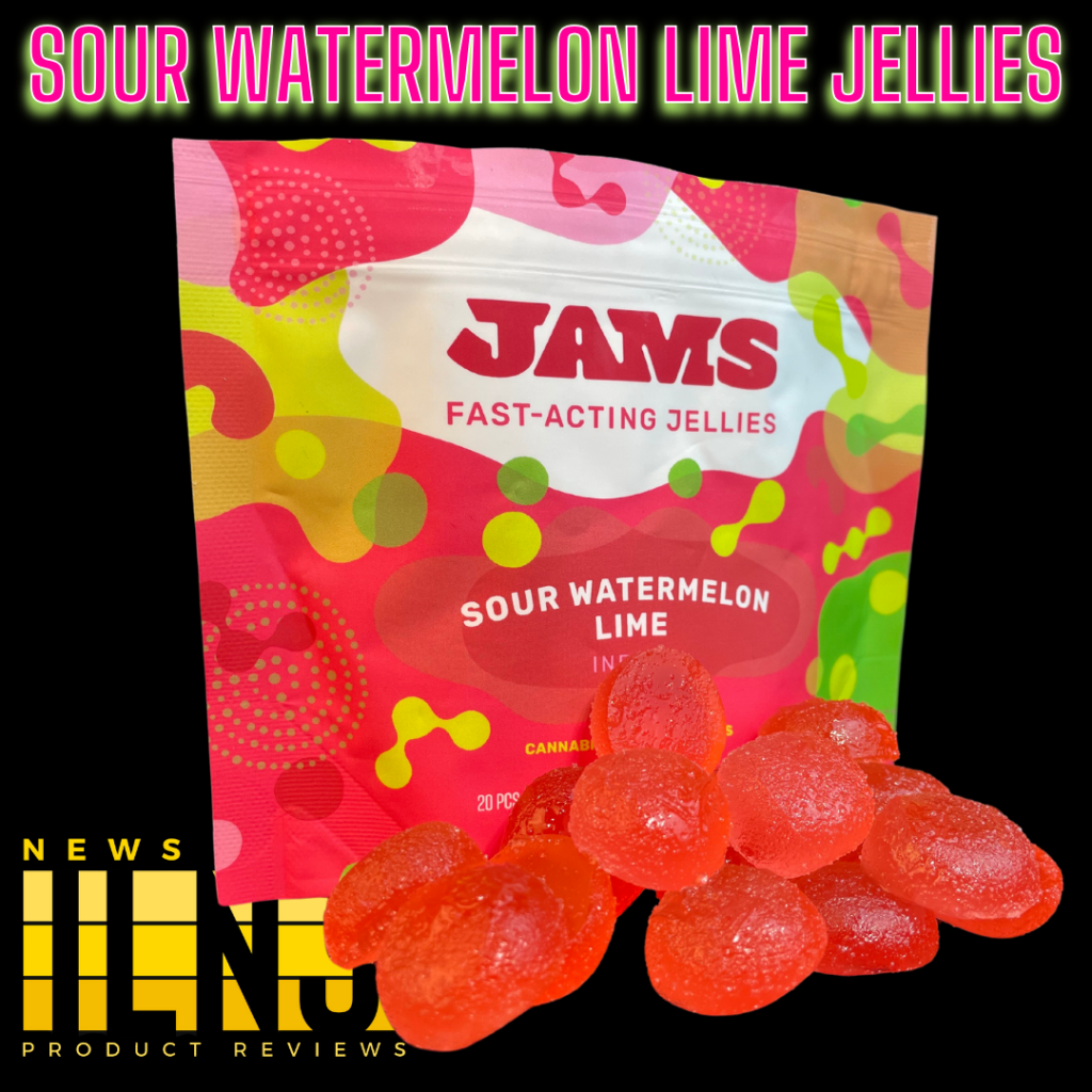 Sour Watermelon Lime Jellies by JAMS